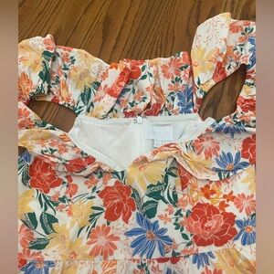 Sugarlips Floral Wedding Dress - Red, Blue, Yellow